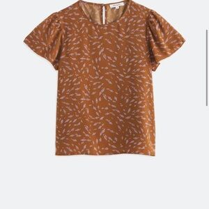 NWT Monday Fun Arabella Relaxed Blouse